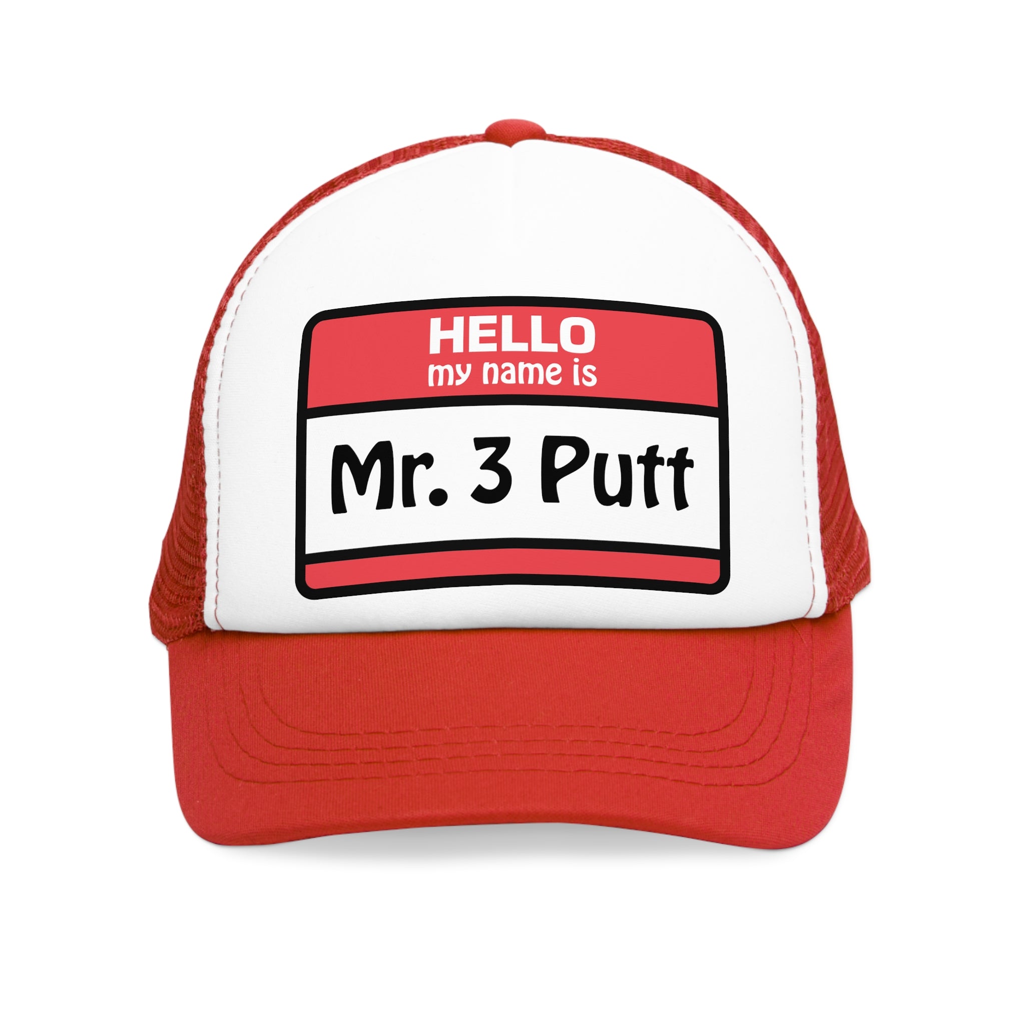 Mr. Three Putt Name tag - Mulligan Masters Cap